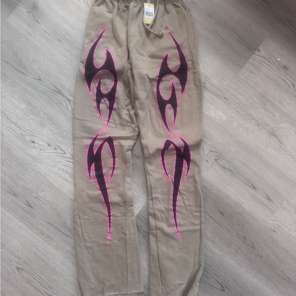 Wide Leg Sweats with design